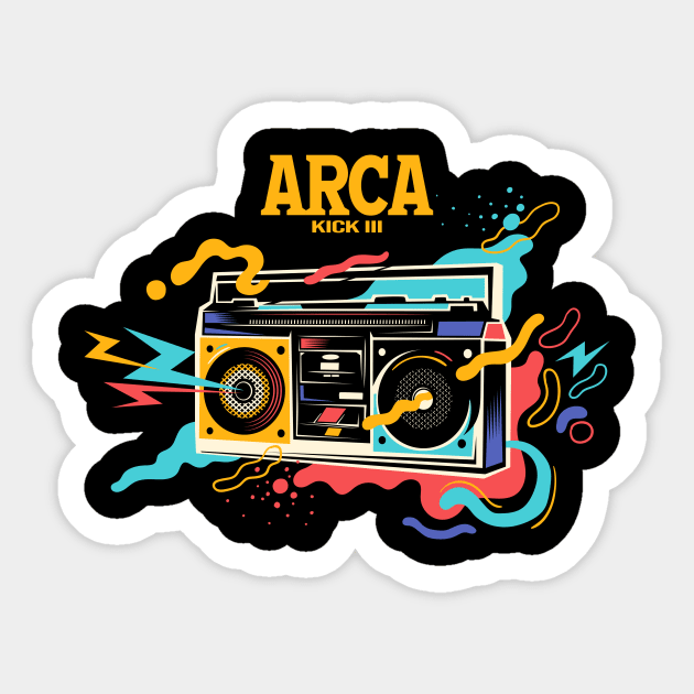 Arca KicK iii Sticker by silvia_art